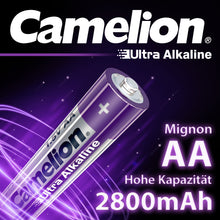 Camelion Ultra Alkaline AA Batterien, 100 Stück, 10 Jahre Haltbarkeit