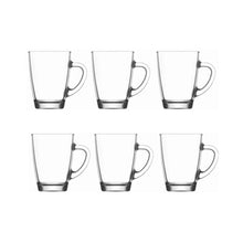 Gläser-Set mit Henkel  6 teilig VEG422 Teegläser 300 ml Kaffeegläser