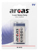 24 Stück Arcas Zink-Kohle Block Batterien 9V/6F22