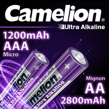 Camelion Ultra Alkaline 60 AA + 60 AAA Batterien, 120 Stück, langlebig