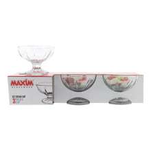 Maxim 3-teiliges Glasschalen-Set , Eisbecher, großzügige Kapazität von 20 cl
