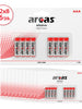 Arcas 96 x Alkaline Batterie Set Micro AAA LR03 AM4 1.5V BP8 Batterien