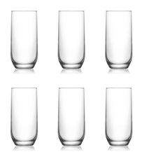 Wassergläser Set 315 ml Trinkglas 6 teilig Gläser Saftgläser SUD25