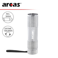ARCAS 9 LED Aluminium Taschenlampe
