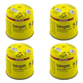 4 x Baygas Butangas 190g 330 ml Stechkartusche Campinggas