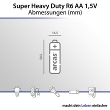 Arcas 120 Set Super Heavy Duty (60 AA - 60 AAA)