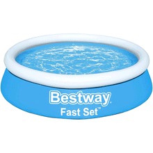 Bestway Fast Set Pool 183 x 51 cm, Wasserkapazitaet 940 L