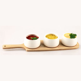 Dip Schalen - Mini-Schalen Set Rund Vorspeisen Glas , ideal für Snacks