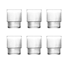 Wassergläser Set 6-teiliges Helen Gläser Set Whiskyglas Set, 325ml