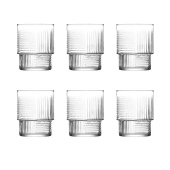 Wassergläser Set 6-teiliges Helen Gläser Set Whiskyglas Set, 325ml