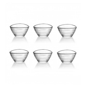 Mini-Glasschalen Set 6-teilig "Serie DERIN"  Gläser Set 68 ml Schalen