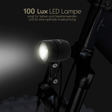 LUXTRA Fahrrad Frontlicht für Nabendynamo 100 Lux "ULTRA Bright"