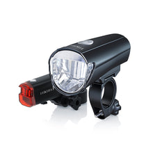 Luxtra Fahrradlampen l Fahrradleuchten l Fahrradlicht-Set  mit einem extra hellem Front,- & Rücklicht l batteriebetrieben l wasserresistent l StVZO kompatibel 30 LUX