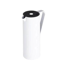 Hovac Thermoskanne doppelwandig, Kunststoff, Weiß , 1 Liter
