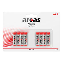 Arcas Alkaline AAA ``High Power`` Batterien 8 Stück Micro 1,5V R03
