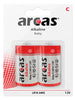 Arcas Alkaline C Batterien 2 Stück LR14 Baby 1,5V