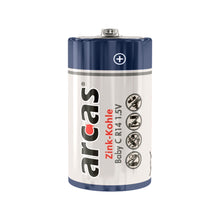 Arcas C Batterien 4 Stück LR14 Baby 1,5V Zink-Kohle Batterien