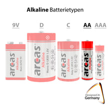 Arcas Alkaline AA ``High Power`` Batterien 4 Stück Mignon 1,5V LR6