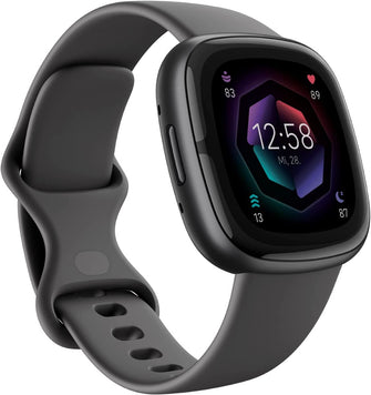 Fitbit Gesundheits- und Fitness-Smartwatch Sense 2 mit integriertem GPS, fortschrittlichen Gesundheitsfunktionen und bis zu 6 Tagen Akkulaufzeit – kompatibel mit Android und iOS