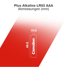 Camelion Micro AAA LR03 4 Stück Batterien Plus Alkaline
