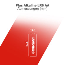 Camelion AA Mignon LR6 Plus Alkaline Batterie (28 + 8) 36 Stück Alkaline Batterien