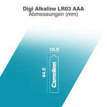 Camelion Digi Alkaline Batterien 4 Stück, Micro AAA LR03