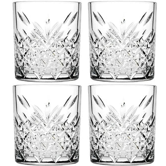 Wassergläser Set 4 teilig Whiskyglas Saftglas Timeless Trinkglas