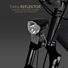LUXTRA Fahrrad Frontlicht für Nabendynamo 70 Lux "EXTRA Bright"