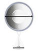 T24 LED Kosmetikspießel mit 5-fach Lupe 308 kippbar, Weiß